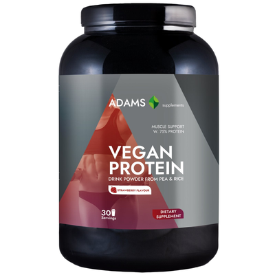 Adams supplements, vegan protein, , medium