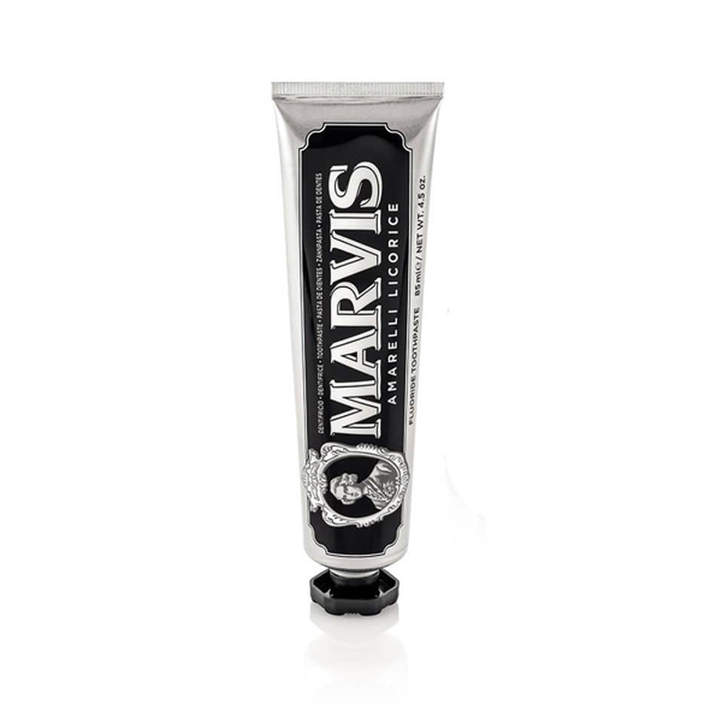 Marvis amarelli licorice mint &omicron;&delta;&omicron;&nu;&tau;ό&kappa;&rho;&epsilon;&mu;&alpha; &mu;&epsilon; &gamma;&lambda;&upsilon;&kappa;ό&rho;&iota;&zeta;&alpha; &kappa;&alpha;&iota; &mu;έ&nu;&tau;&alpha; 85 ml, , medium-null