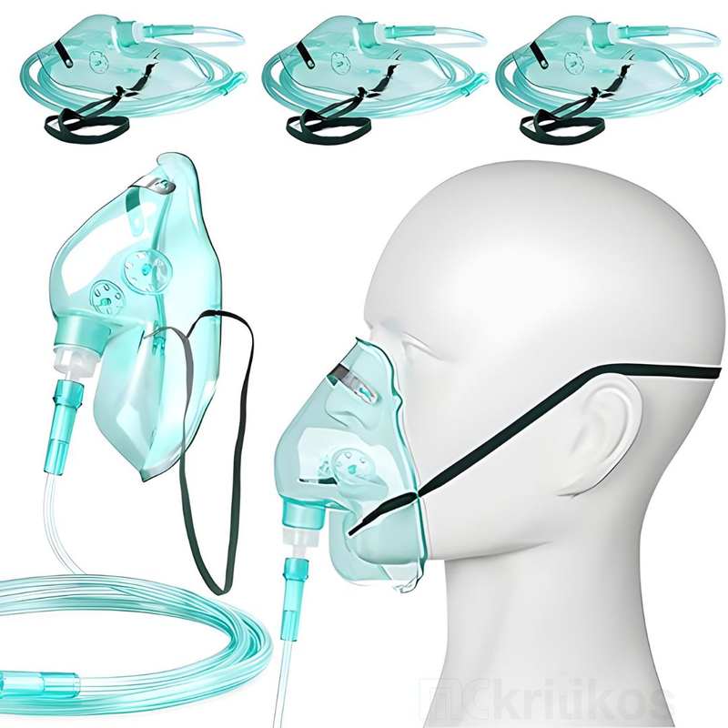Adult oxygen mask 2.1m, , medium-null