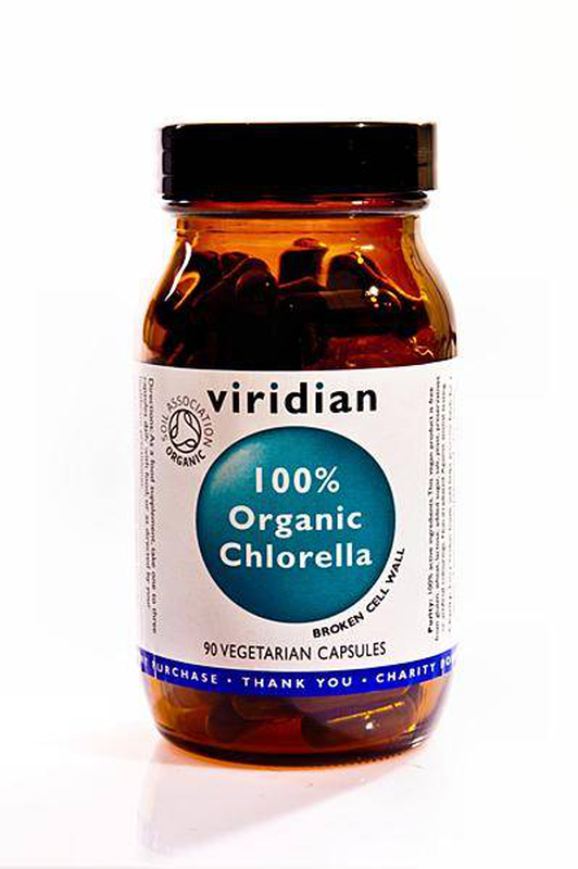 Viridian organic chlorella 90s, a natural source of chlorophyll, vitamins and minerals, , medium image number null