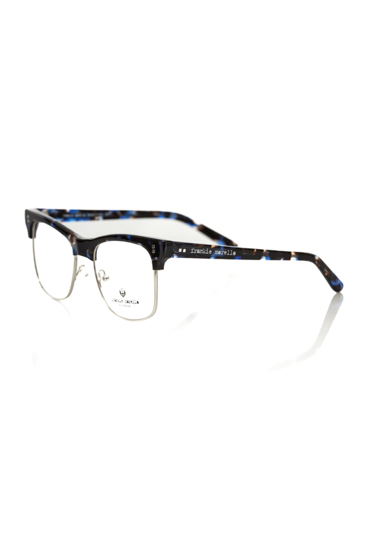 Blue metallic men frame-null