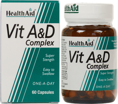Health aid vitamin a&d complex 60 capsules, , medium