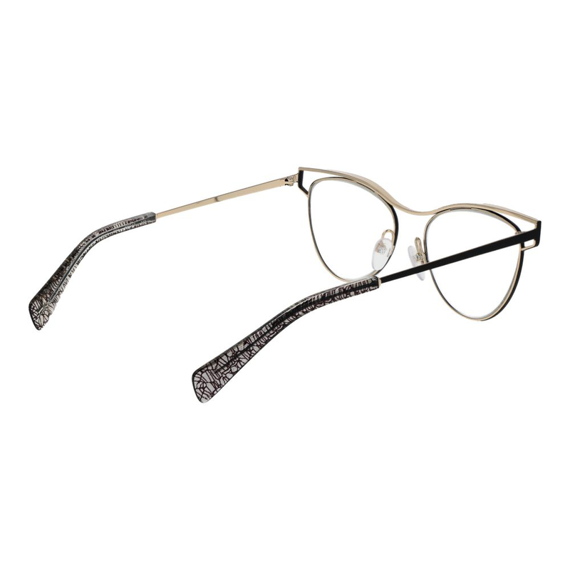Black metal glasses (frames)-null