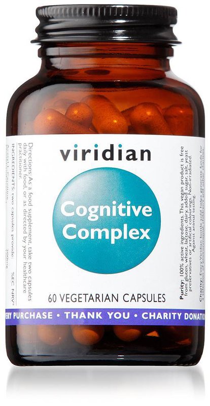 Product image: Viridian cognitive complex 60s, support mental function inlcuding memory, learning and concentration, , medium-null