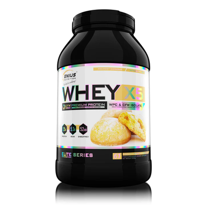 Genius nutrition whey x5 /61 serv biscotti cookies, , medium