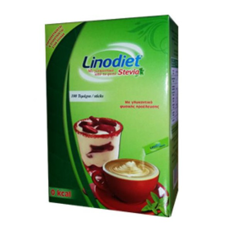 Product image: Linodiet stevia 100 sticks, , medium-null