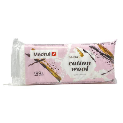 Medrull cotton wool zig zag,100g, , medium
