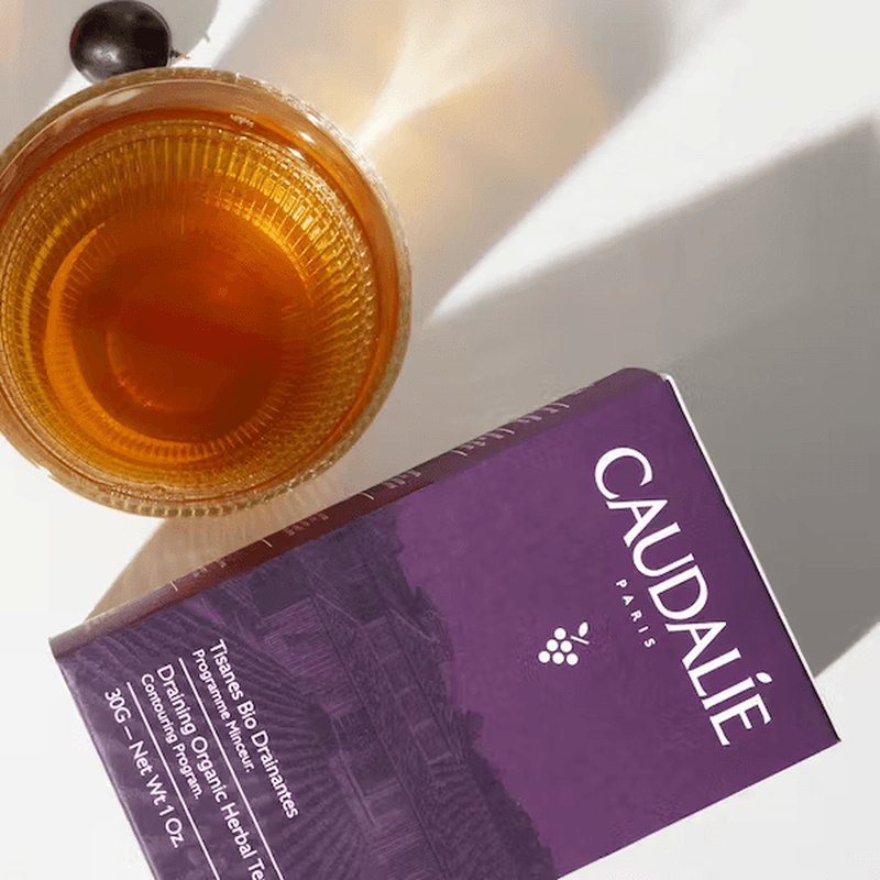 Caudalie vinosculpt draining organic herbal tea 30g, , medium-null