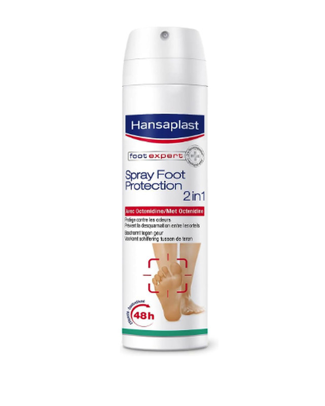 Product image: Hansaplast fresh active 2 in 1 deodorant 92474, foot spray, 150ml, , medium-null