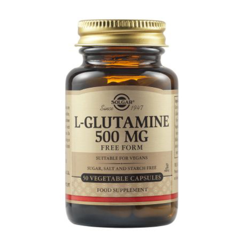 Solgar l-glutamine, capsules, 50 x 500mg, , medium image number null