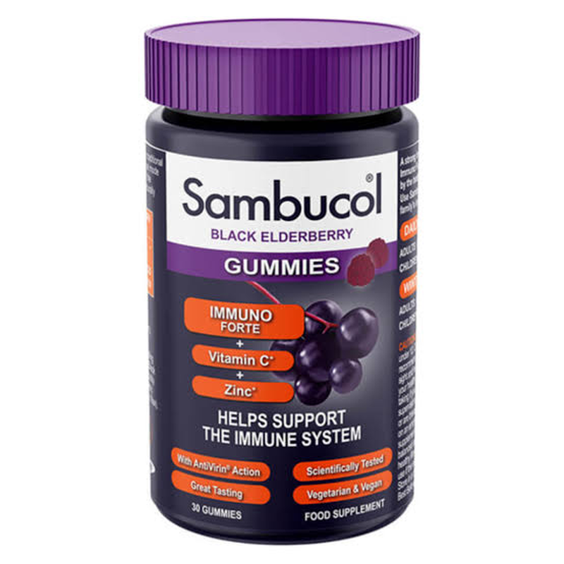 Sambucol immuno forte gummies adults 30 chewable gummies, , medium-null