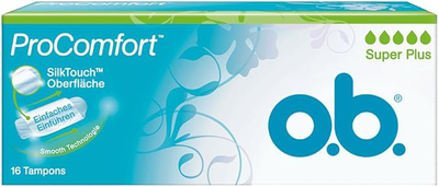 Ob procomfort super plus x 16 tampons