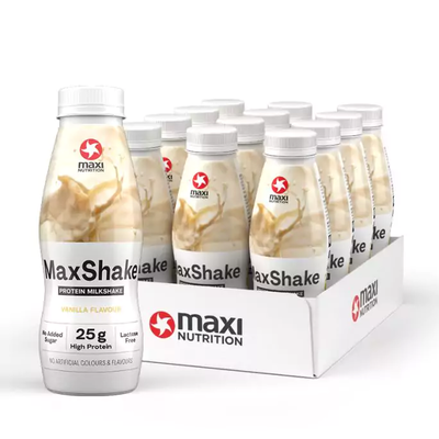 Maxi nutrition maxshake protein milkshake vanilla 330 ml free lactose, , medium
