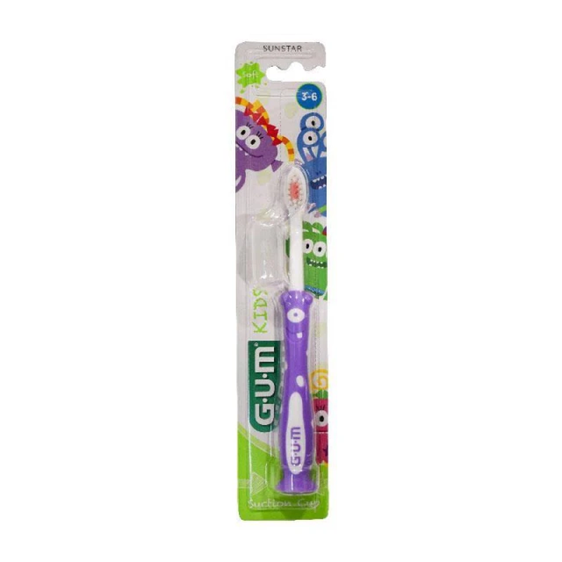 Gum kids monster 3-6 years toothbrush, , medium-null