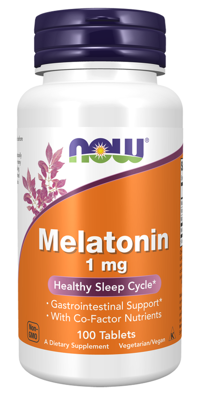 Product image: Now foods - melatonin 1mg x 100 tablets, , medium-null