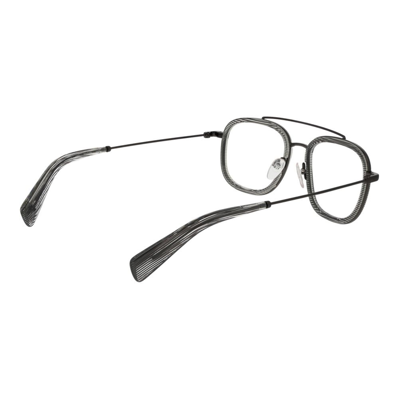Gray plastic glasses (frames)-null