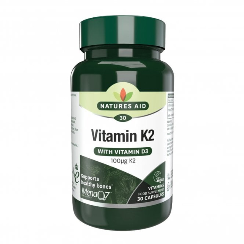 Natures aid vitamin k2, capsules, 30 x 100mcg, , medium-null