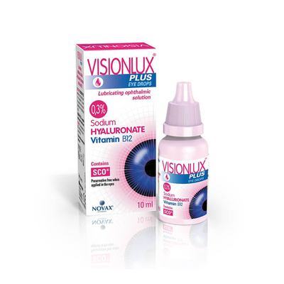 Visionlux plus lubricating opthalmic solution 0,3% sodium hyaluronate 10ml, , medium