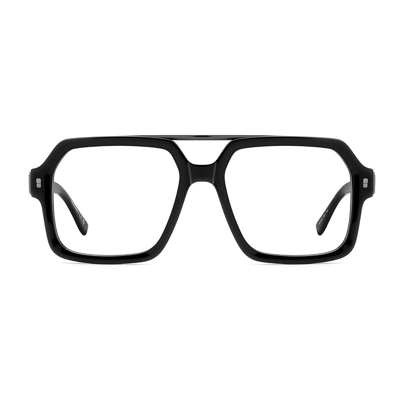 Black acetate glasses (frames)-null