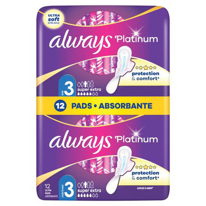 Always | &sigma;&epsilon;&rho;&beta;&iota;έ&tau;&epsilon;&sigmaf; platinum ultra night size 3 &mu;&epsilon; &phi;&tau;&epsilon;&rho;ά | 12&tau;&mu;&chi;, , medium-null