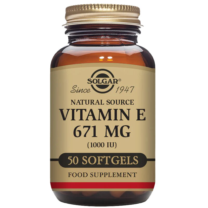 Product image: Solgar vitamin e 671mg 1000 iu 50s, , medium-null