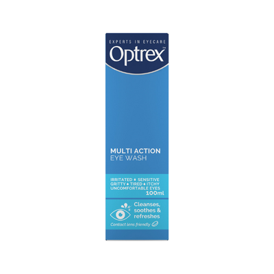 Optrex multi action eye wash, 100ml, , medium