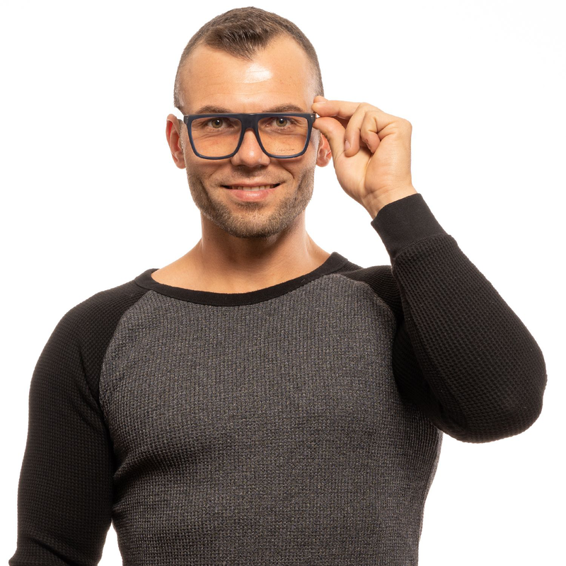 Blue plastic glasses (frames)-null