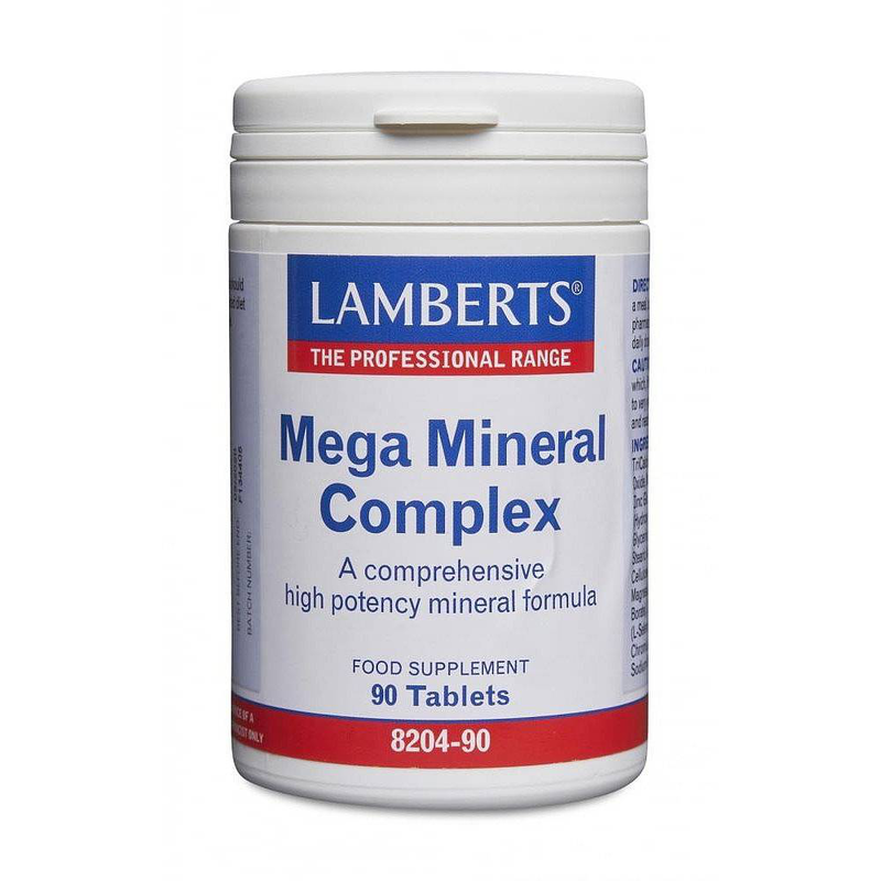 Lamberts mega mineral complex x 90 tablets - high potency mineral formula, , medium-null