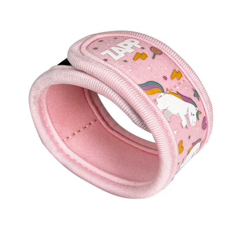 Zapp unicorn kids anti-mosquito repellent bracelet +2 refills (30 days), , medium-null