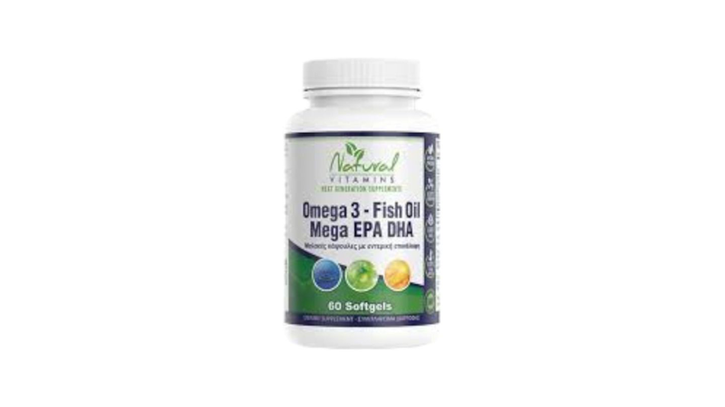 Product image: Natural vitamins omega-3 60caps, , medium-null