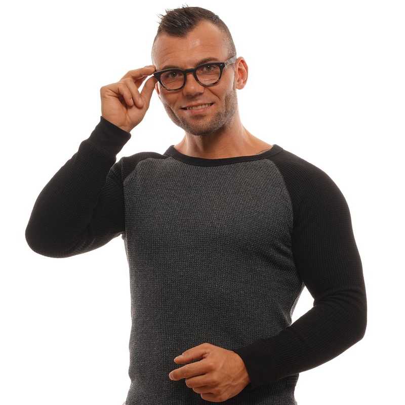 Black plastic glasses (frames)-null