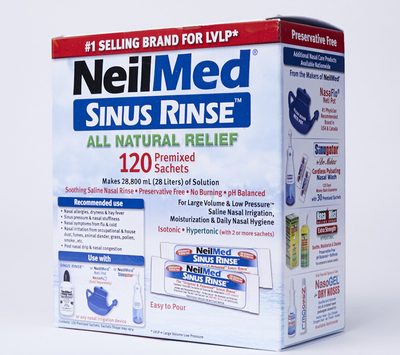 Neilmed sinus rinse refill sachets 120s, , medium