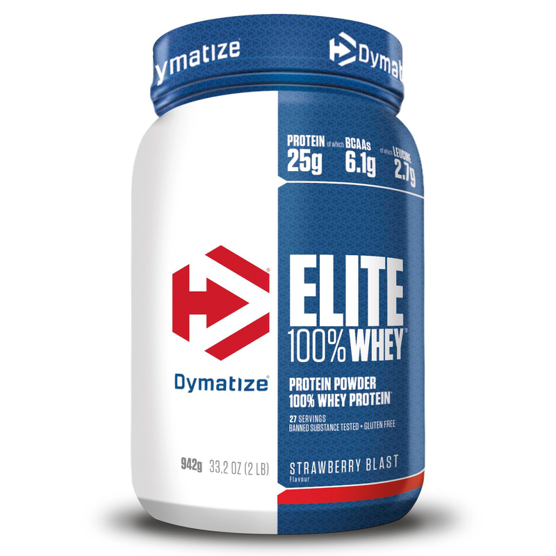 Dymatize elite whey 942gr strawberry, , medium-null