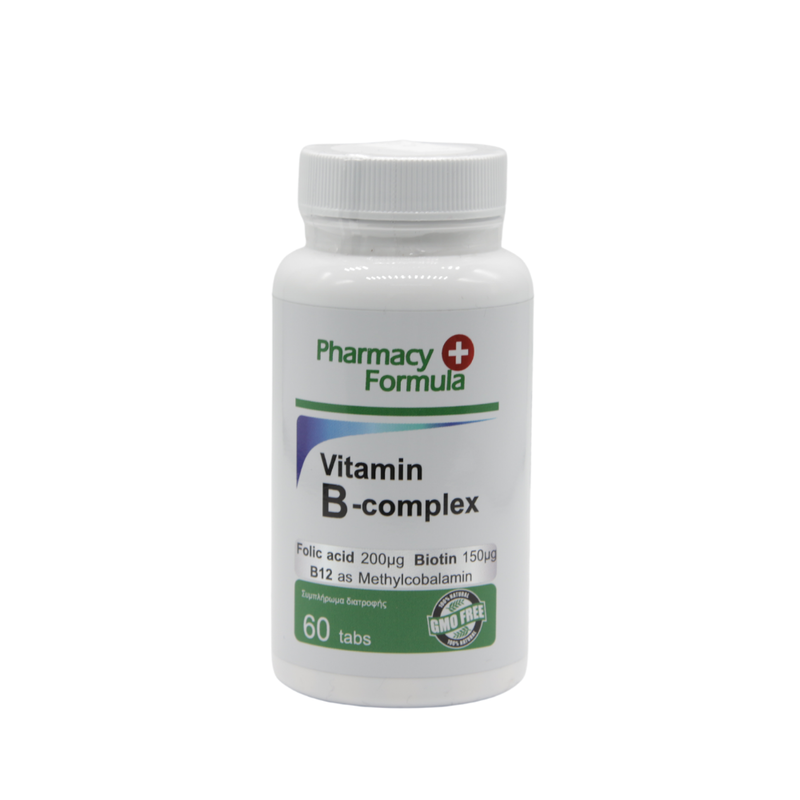 Pharmacy formula vitamin b-complex 60tablets, , medium-null