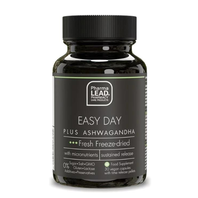 Pharmalead easy day plus ashwagandha vegan 30 capsules, , medium-null