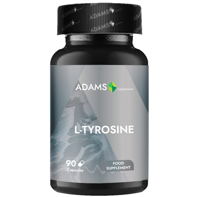 Adams supplements, l-tyrosine 500mg, 90cps, , medium