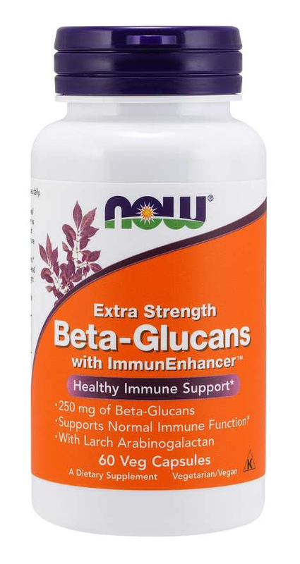 Now foods beta-glucans with immun enhancer&trade;, extra strength 60 veg capsules, , medium-null