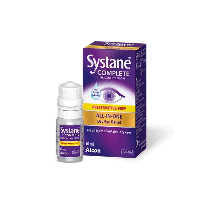 Systane complete lubricant eye drops preservative free 10ml, , medium-null