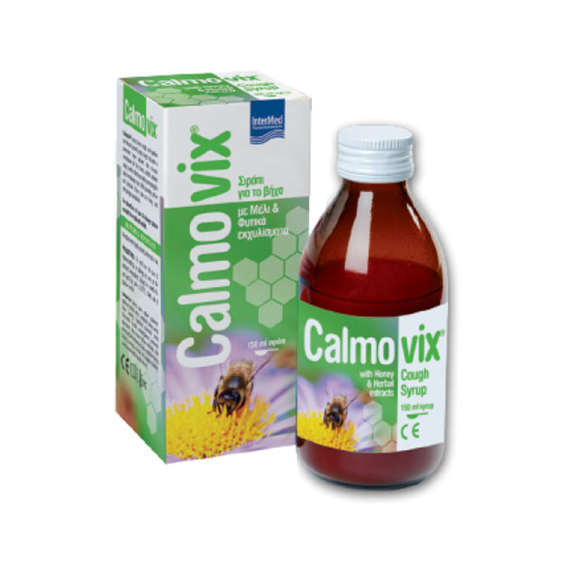 Calmovix cough sirup with honey & herbal extracts 125ml, , medium-null