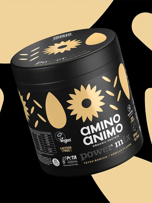 Amino animo power mix vanilla organic protein - 350g-null