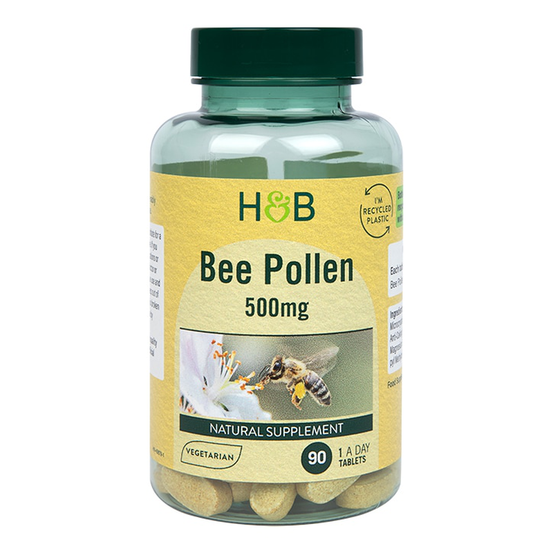 Holland & barrett bee pollen 500mg 90 tablets-null