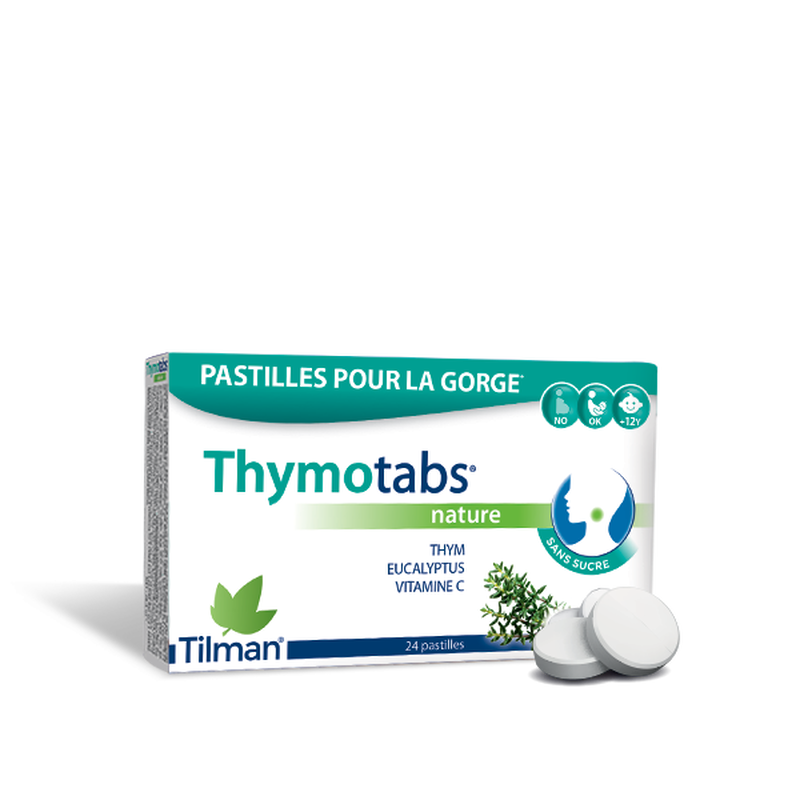 Product image: Tilman thymo tabs natural 24 pastillies, , medium-null