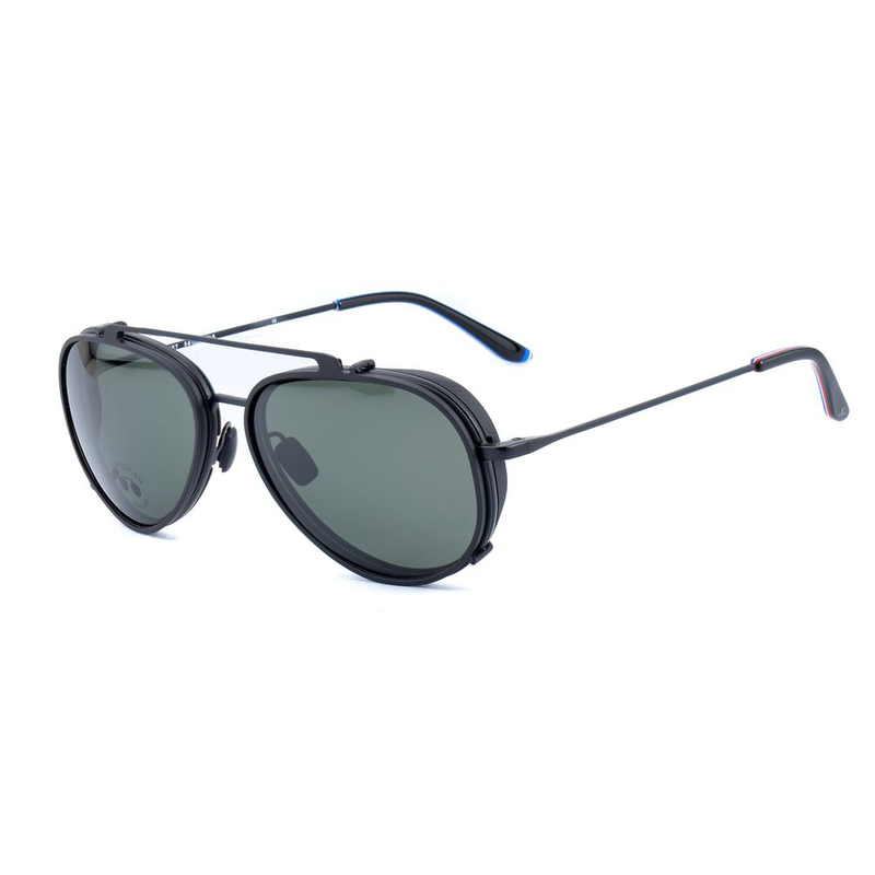 Black stainless steel glasses (frames)-null