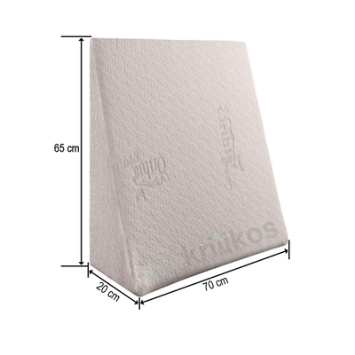 Orthia wedge pillow 70x20x65cm beige 2401015, , medium