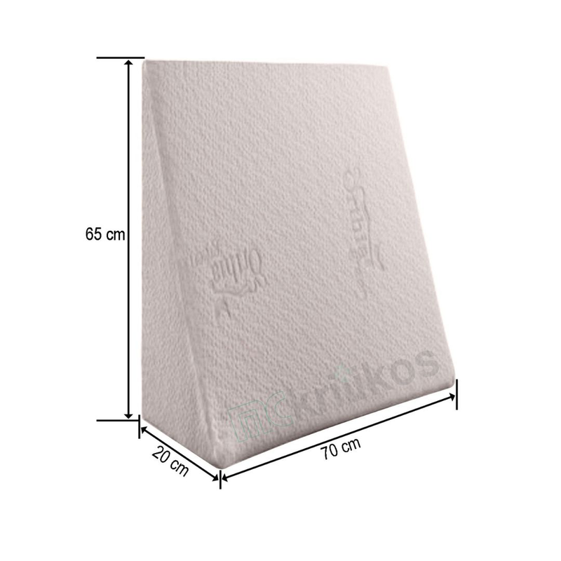 Orthia wedge pillow 70x20x65cm beige 2401015, , medium-null
