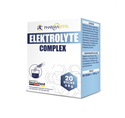 Pharmavital elektrolyte complex +vitamin b6, magnesium & zinc sticks x 20