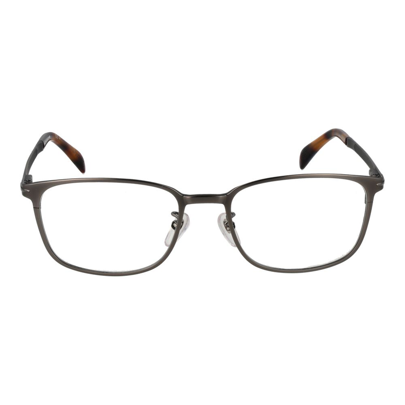Gray stainless steel glasses (frames)-null