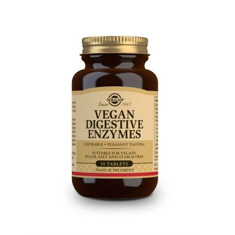 Solgar vegan digestive enzymes x 50 tablets, , medium-null