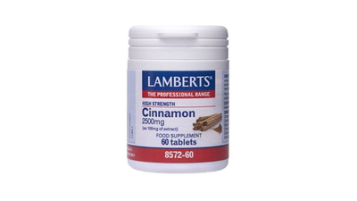 Lamberts cinnamon tablets 60 x 2500mg, , medium