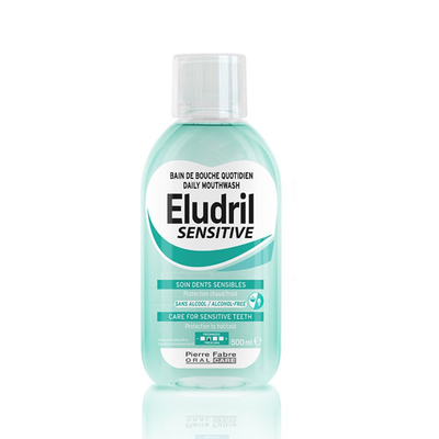 Eludril sensitive mouthwash for sensitive teeths 500ml, , medium